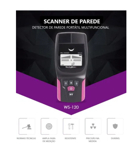 Scanner detector portatil de parede